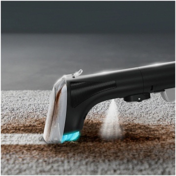 Aspirator cu spalare Rowenta Clean IT IN3021F0, 400W, putere aspirare 11.5kPa, rezervor apa & detergent 1.4L, rezervor apa murdara 0.85L, perie 8 cm, perie spatii inguste, accesoriu autocuratare, design compact, verde & turcoaz - Img 3
