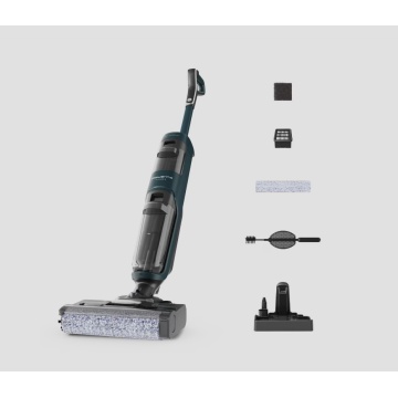 Aspirator Rowenta GZ2251E0, uscat și umed, cu baterie, 35 minute autonomie, verde-negru - Img 9