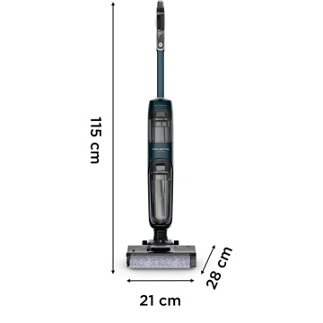 Aspirator Rowenta GZ2251E0, uscat și umed, cu baterie, 35 minute autonomie, verde-negru - Img 3