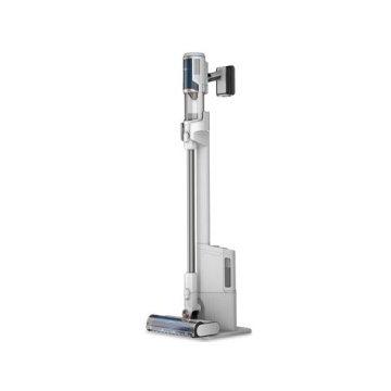 Aspirator vertical fara fir Shark, 0.42L, albSistem golire automata, lumini LED