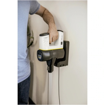 Aspirator vertical Karcher VC 6 Cordless ourFamily, 250 W, acumulator 25,2 V/2,5 Ah, autonomie max. 50 min, recipient 0,8 l, 2 trepte de putere, duza activa cu LED, filtru HEPA 12, functie Boost, 1.198-670.0, Alb/Negru - Img 3