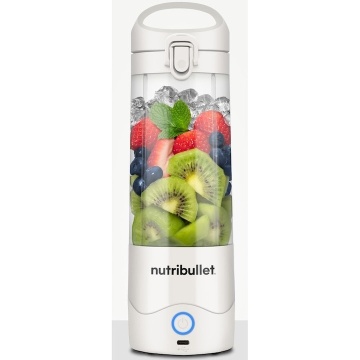 Blender portabil Nutribullet® 0C22300093, capacitate 475 ml, 15 utilizari per incarcare, USB-C, alb - Img 4