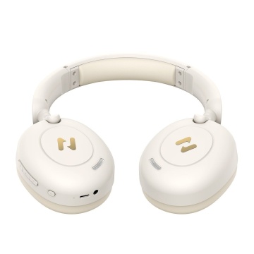 Casti wireless HAVIT H655BT PRO, Bluetooth 5.3, Bej - Img 4