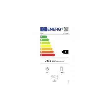 Combina frigorifica Tesla RC2600HE, E, 262L, H180Iluminare LED, Alb - Img 3
