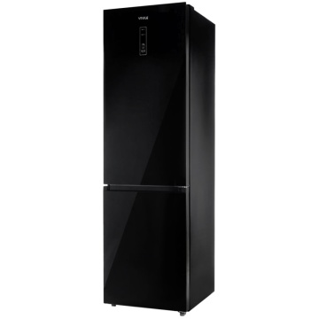 Combina frigorifica VIVAX CF-3781DNF BG, 378L, Clasa E, Total No Frost si No Frost Multi Air Flow, Termostat digital LED, Iluminare LED, Fast Freeze, Avertizare sonora, Usi reversibile, H 197cm, Sticla Neagra - Img 7