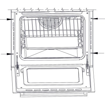 Cuptor incorporabil Samus SC626GDX9 Gray, 75 L, 2800 W, 9 functii, Convectie, Grill, Display digital, Clasa A, Gri - Img 2