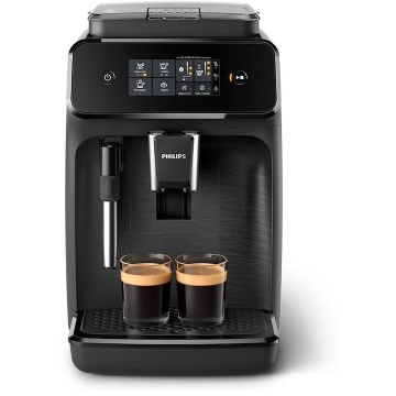 Espressor automat Philips EP1220/00 Series 1000, Spumant manual pentru lapte, Negru - Img 1