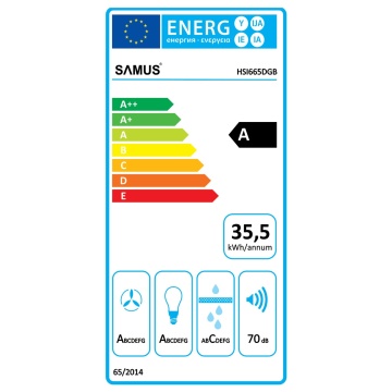 Hota decorativa inclinata Samus HSI665DGB - Img 3