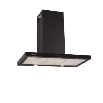 Hota Decorativa Tornado Lara 1200 (90), 1 motor, latime 90 cm, 3 viteze, absorbtie 1200 m3/ora, Negru - Img 3