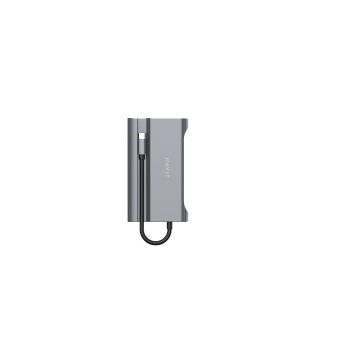Hub USB-C multiplu 7 in 1 HAVIT HB4001, 3 USB 3.0 /1 HDMI /1 VGA /1 RJ45 /1 PD 100 W, Gri - Img 3