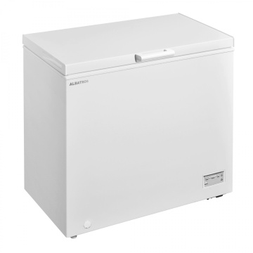 Lada frigorifica Albatros LA279E, Clasa E, 215 kWh/an, congelare 12 kg/24h, Fast Freeze, control electronic, interior aluminiu