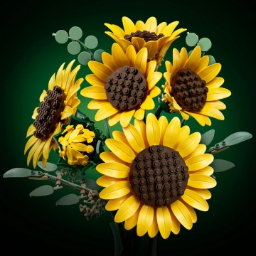 LEGO® Botanicals - Buchet de floarea-soarelui 11502, 686 piese - Img 6