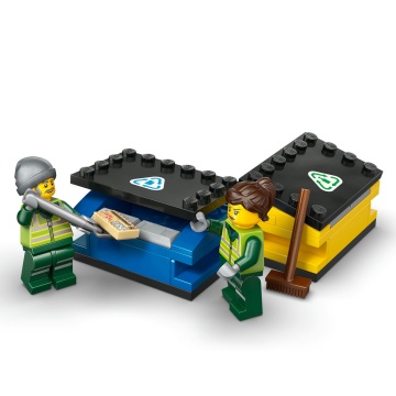 LEGO® City - Camion de reciclare 60495, 434 piese, 7 ani+ - Img 7