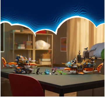 LEGO® DREAMZzz™ - Tancul tigru-rechin 71515, 1548 piese - Img 5