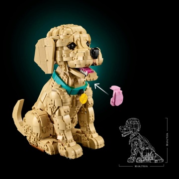 LEGO® Icons - Catelus Golden Retriever 11384, 2102 piese - Img 6