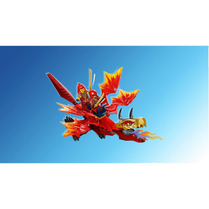 LEGO® Ninjago - Batalia Dragonului-Sursa al lui Kai, 71815, 120 piese - Img 2