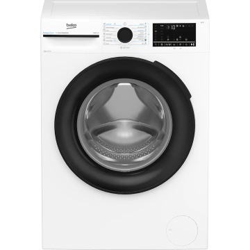Masina de spalat rufe Beko BM3WFUS48415WBEE, 8 kg, 1400 RPM, Clasa A, 15 programe, Child Lock, Pet Hair Removal, Digital Display, Alb