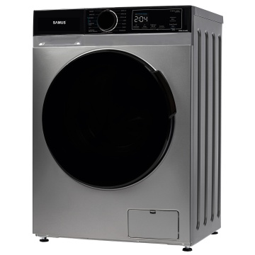 Masina de spalat rufe Samus WSADI-10149DS, 10 kg, 1350 rpm, Clasa A, Motor Inverter, Abur, Gri inchis