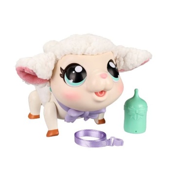 Pachet - Jucarie interactiva Little Live Pets - Mielul Snowie + Set Hey Clay Forest Animals - Lup - Img 3