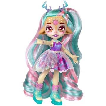 Papusa Pixling Magic Mixies - Galaxy Hair, Deerlee - Img 7