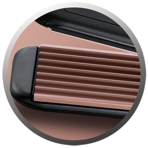 Placa de creponat parul Remington Ceramic Crimp S3580, Placi ceramice cu turmalina, 150-220 C, Negru - Img 3