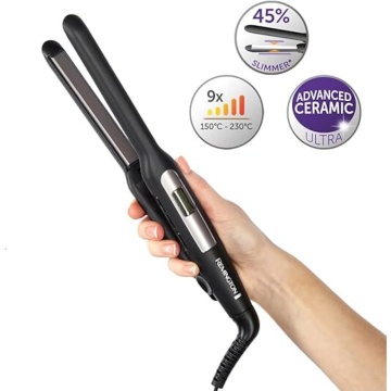 Placa de indreptat parul Remington PRO-Ceramic Extra Slim S5515, Negru - Img 4