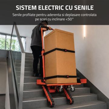 Platforma electrica pentru transport pe scari Samus SMEP502H, 210 kg, Motor fara perii 400 W, Platforma 66 x 49 cm, Viteza ajustabila - Img 24