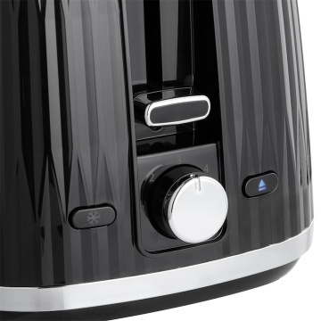 Prajitor de paine Russell Hobbs 27371-56, 800 W, 2 felii, 6 trepte rumenire, Incalzitor chifle, Negru - Img 3
