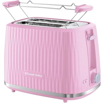 Prajitor de paine Russell Hobbs Eden, 2 fante, gratar chifle, tava firimituri detasabila, design modern, roz - Img 7