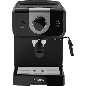 (Resigilat) Espressor manual Krups XP320830, 1050 W, 15 bar, 1.5 L, Dispozitiv spumare, Negru