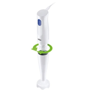 (Resigilat) Mixer vertical Braun MQ10.000P, 450 W, 1 viteza, Alb - Img 2