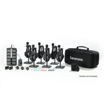 Solutie intercom completa Saramonic WiTalk9 WT6S12xbat, 6 pers, Full-Duplex, 1.9GHz, single-ear