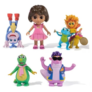 Spin Master - Set 7 figurine Dora Exploratoarea, Fantastic Friends - Img 3