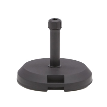 Suport umbrela terasa, beton, Ø 47 cm, H 9 cm, 29 kg,negru