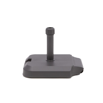 Suport umbrela terasa, cu roti, beton, 39 kg, 54 x 48.50 cm, H 9 cm, negru