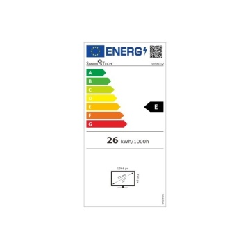 Televizor LED Non-Smart Smart Tech 32HN01V3, 81 cm, HD Ready, Negru - Img 4