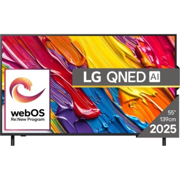 Televizor LG QNED 55QNED84A3C, 139 cm, Smart, 4K Ultra HD, Clasa F (Model 2025)