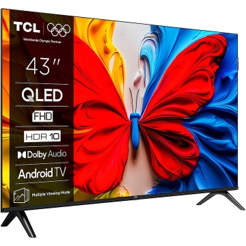 Televizor TCL QLED 43S5K, 108 cm, Smart Android TV, Full HD, Clasa F - Img 2