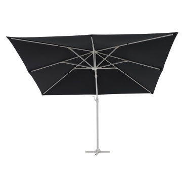 Umbrela terasa, aluminiu/otel/poliester, 286 x 286 cm, H 264 cm, gri antracit - Img 4