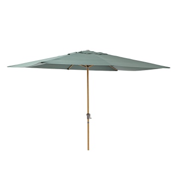 Umbrela terasa, aluminiu/poliester, 300 x 194 cm, H 255 cm, verde