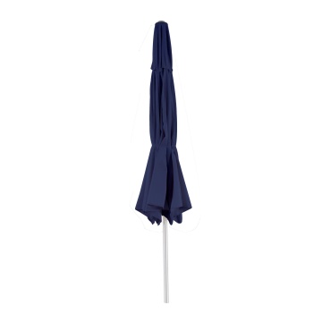 Umbrela terasa, aluminiu/poliester, Ø 394 cm, H 285 cm, albastru - Img 4