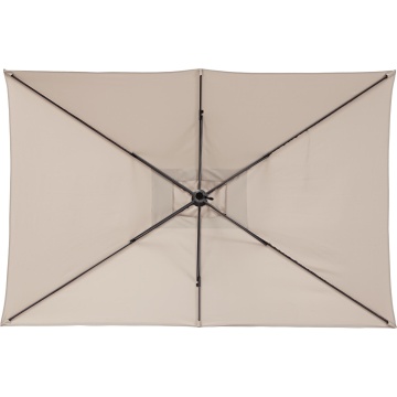 Umbrela terasa, otel/poliester, 300 x 194 cm, H 255 cm, taupe - Img 5