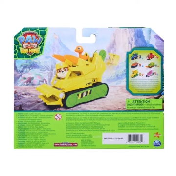 Vehicul de salvare cu figurina, Paw Patrol, Dino Rescue Bulldozer, Rubble - Img 10
