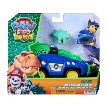 Vehicul de salvare cu figurina, Paw Patrol, Dino Rescue Cruiser, Chase