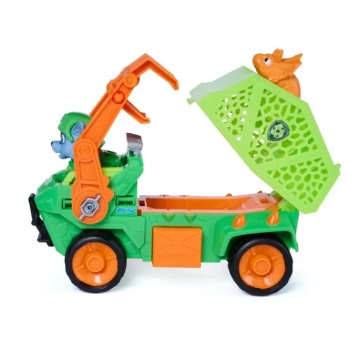 Vehicul de salvare cu figurina, Paw Patrol, Dino Rescue Recycler, Rocky - Img 5