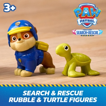 Vehicul Paw Patrol Spin Master - Rubble Rescue Bulldozer cu 2 figurine 3 ANI + - Img 3