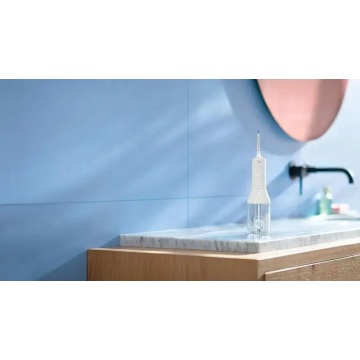 Aparat de curatare interdentara Philips Sonicare Power Flosser HX3826/31, tehnologie QuadStream, 2 capete de curatare, 2 moduri de curatare, 3 niveluri de intensitate, husa (Alb) - Img 5