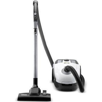 Aspirator cu sac Karcher VC 2, 1.198-035.0, 700W, 2 l, Tub telescopic din metal, HEPA 13, accesorii, Alb/Negru - Img 2