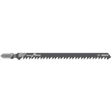 Bosch Set 5 Panze fierastrau vertical Precision for Wood, T 344D, 152mm - Img 2