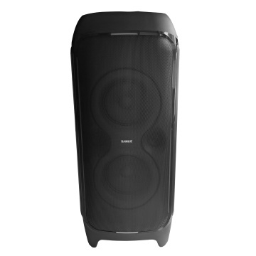 Boxa portabila Samus Prime Sound 590, 450 W RMS, Subwoofer 12 inch, Bluetooth 5.0, TWS, Karaoke cu microfon inclus, Baterie pana la 10 ore